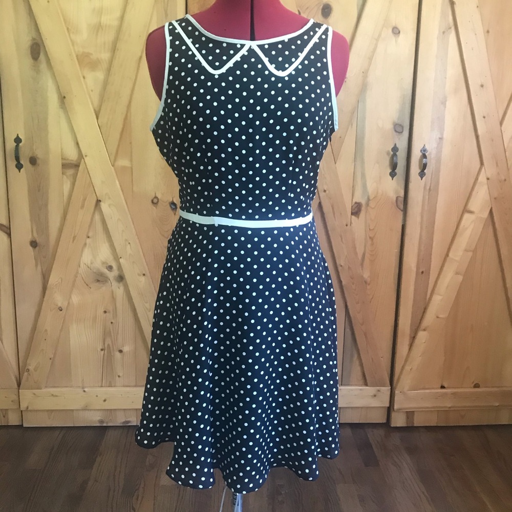 Vintage polka dotted dress